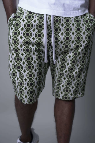 The Naija African Print Inspired Sweat-Short - The Village Meeting