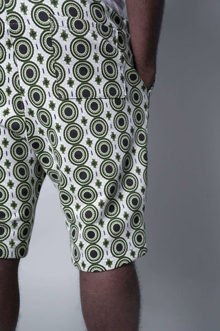 The Naija African Print Inspired Sweat-Short - The Village Meeting