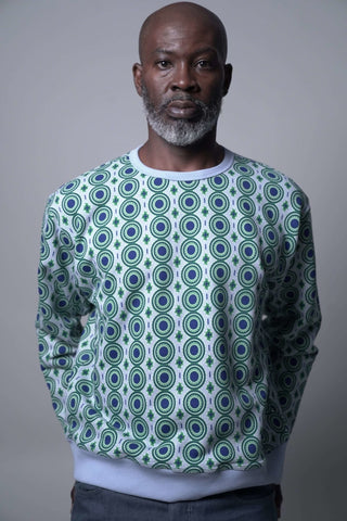 The Naija African Print Inspired Sweatshirt - The Village Meeting